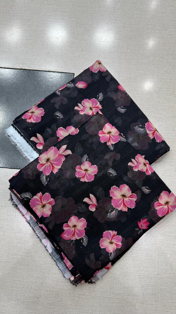 2Pc Lawn Bana Doria Suit #533 D