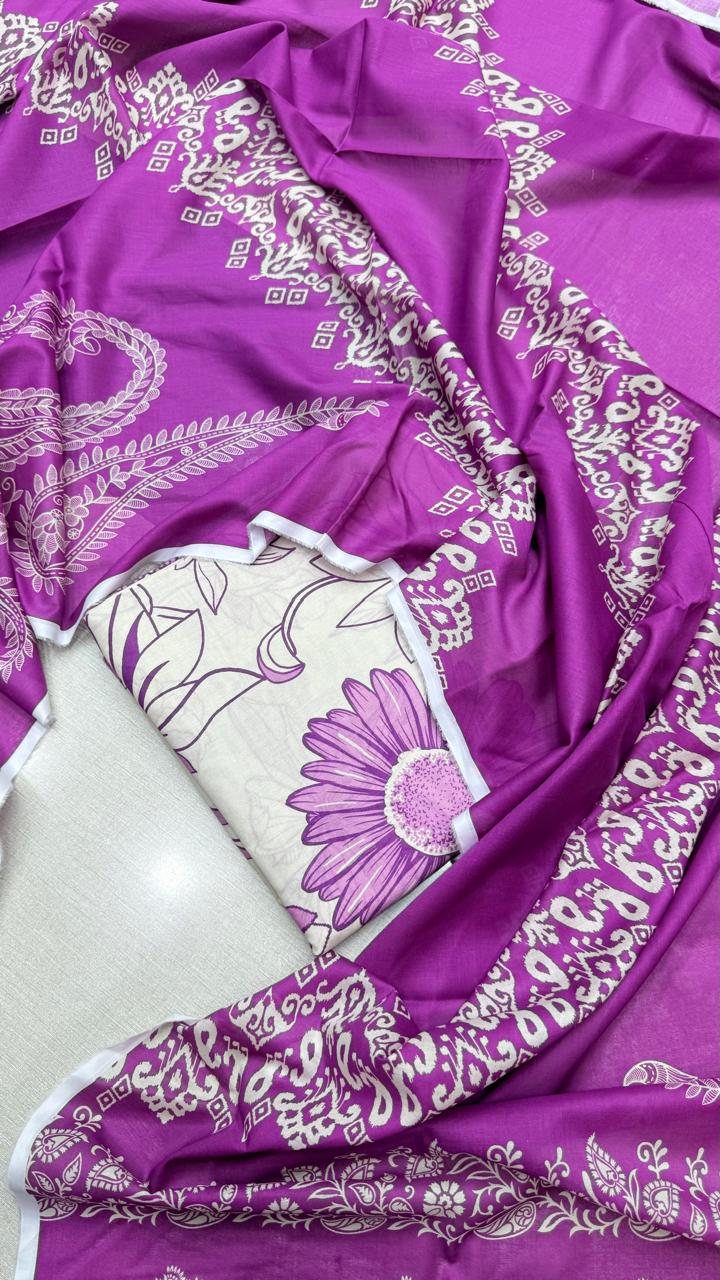 3 Piece Supima Lawn - #35425