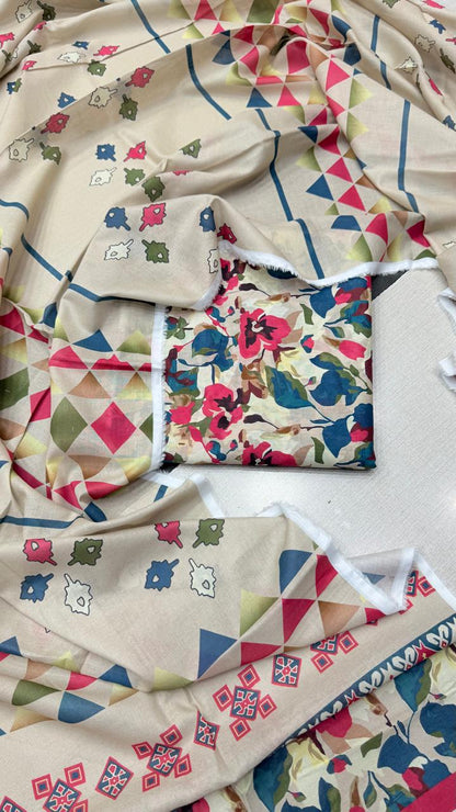 3 Piece Supima Lawn - #31035