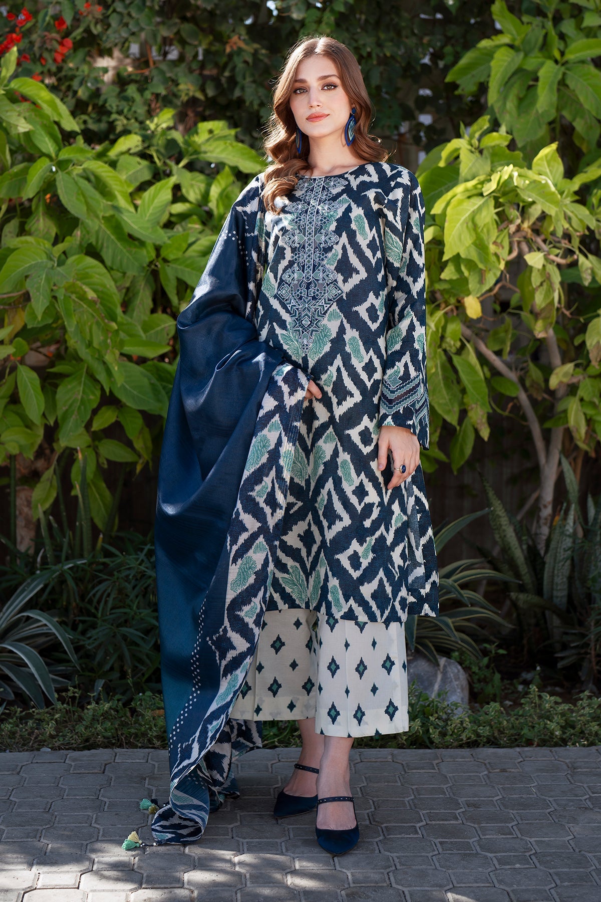 3 Piece Supima Lawn - Colors