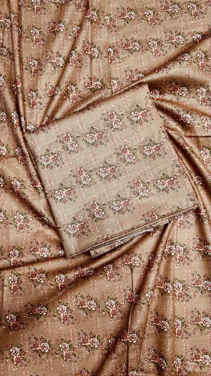 2Pc Khaddar Unstitched Suit