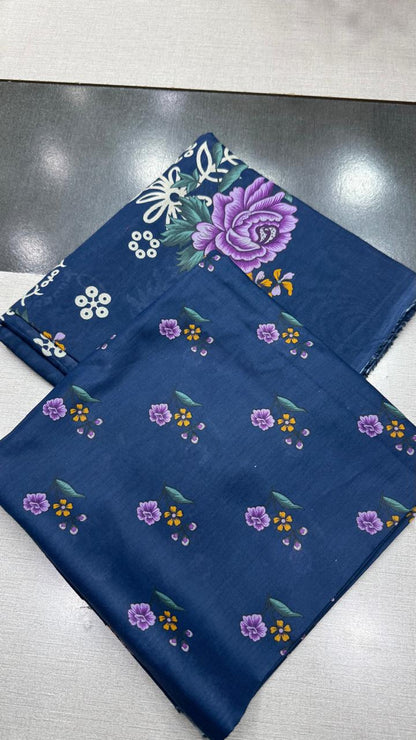 2Pc Sapphire Lawn Unstitched Suit