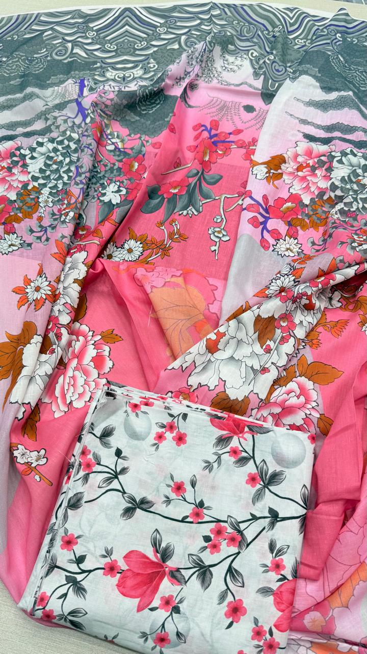 3 Piece Supima Lawn - Velmora