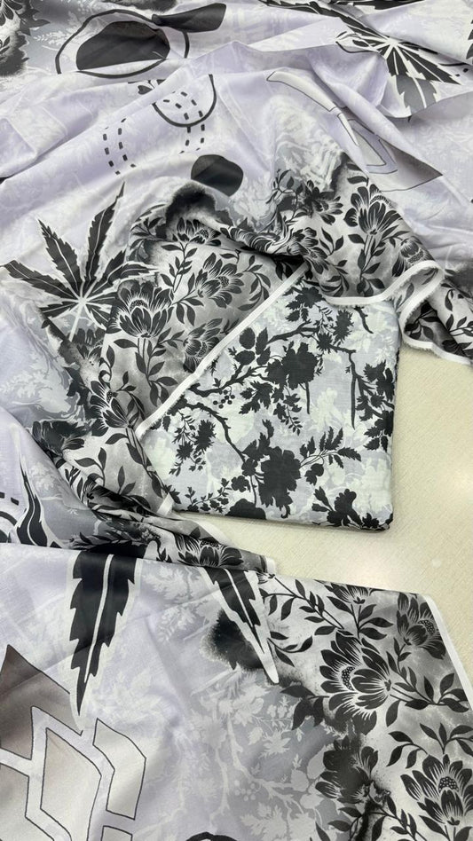 3 Piece Supima Lawn - #35552
